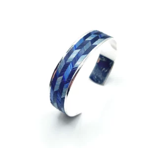 Bracelet en marqueterie de paille