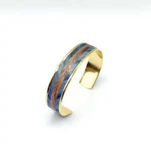 Bracelet ne marqueterie de paille