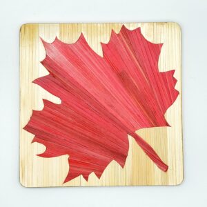 Décoration d'intérieur en marqueterie de paille