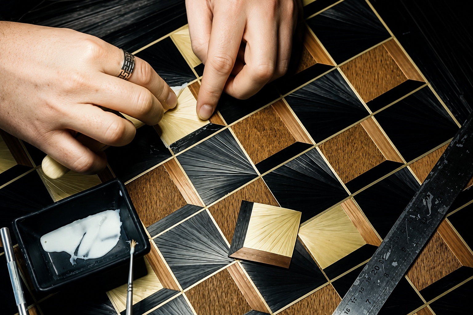 Marqueterie de paille